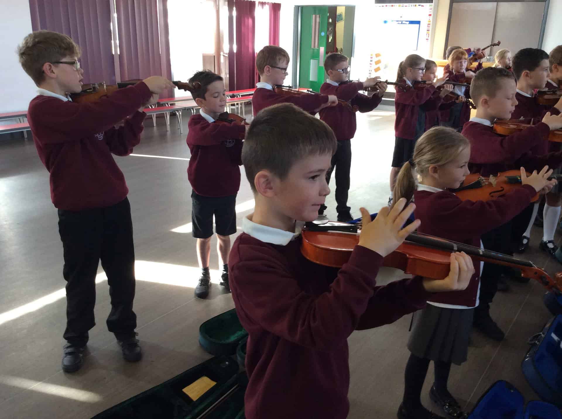 Year 3 Violins St. Cuthbert's Primary School
