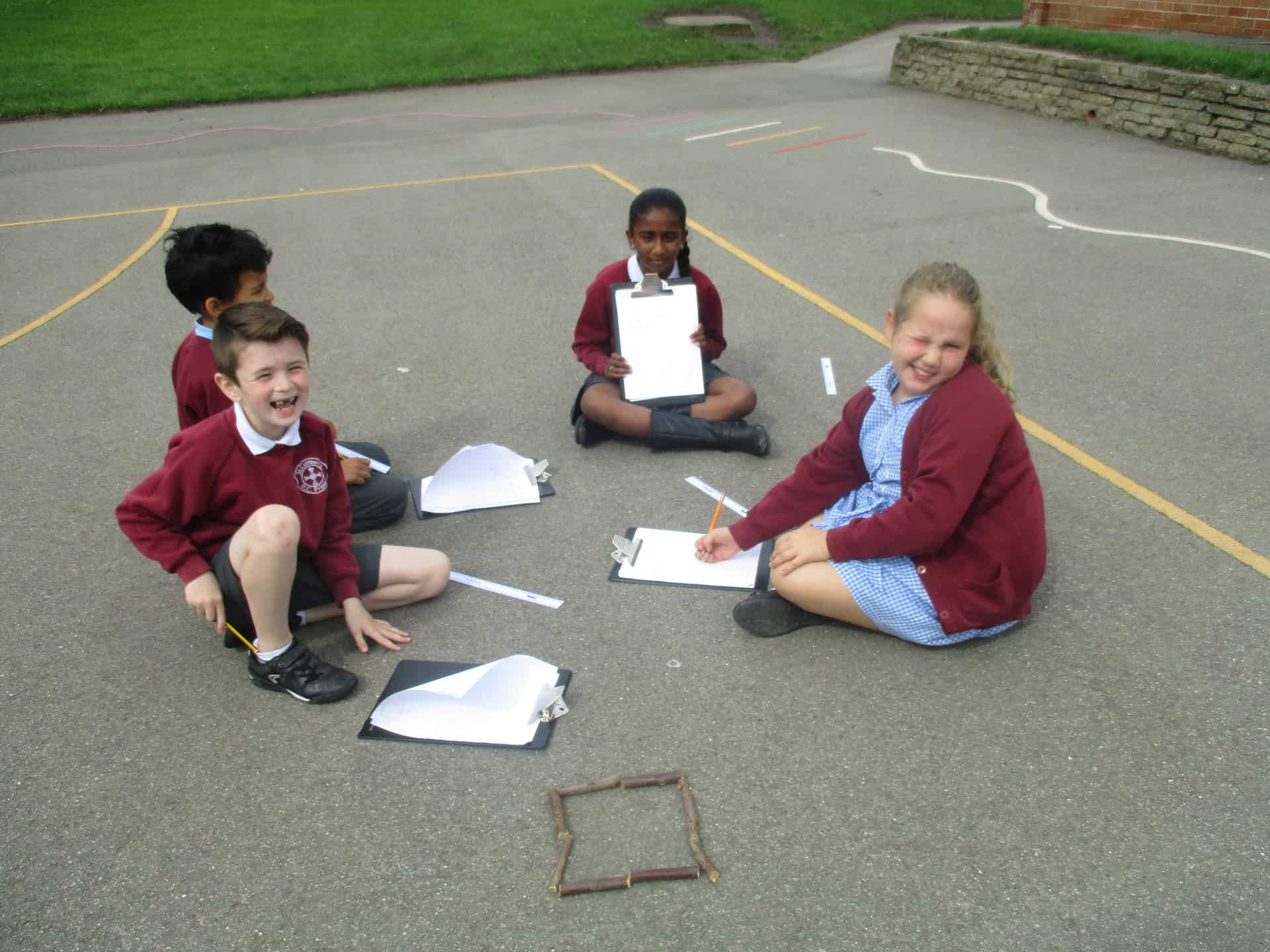 Year 3 Outdoor Maths St. Cuthbert�s Primary School