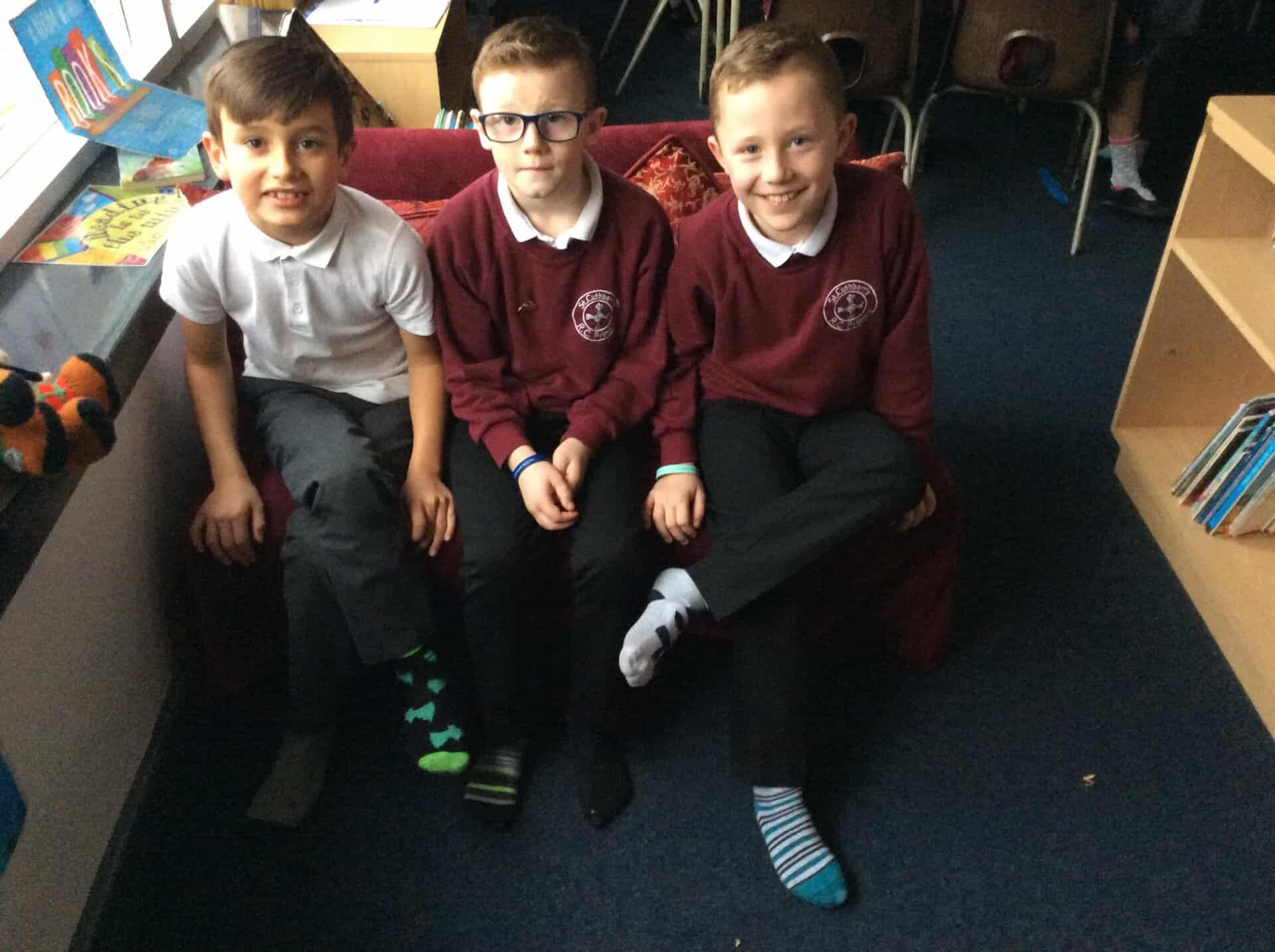 Odd Socks Day St. Cuthbert's Primary School