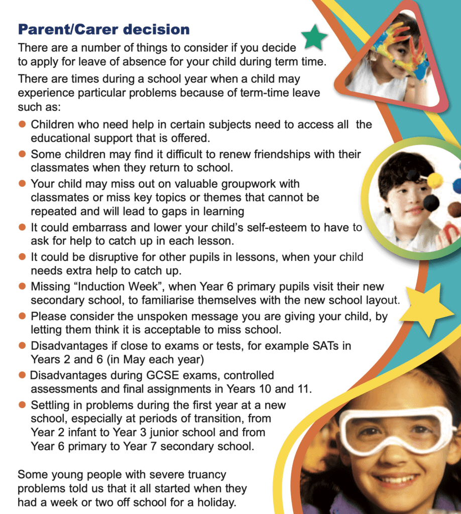 Leave of Absence St. Cuthbert's Primary School