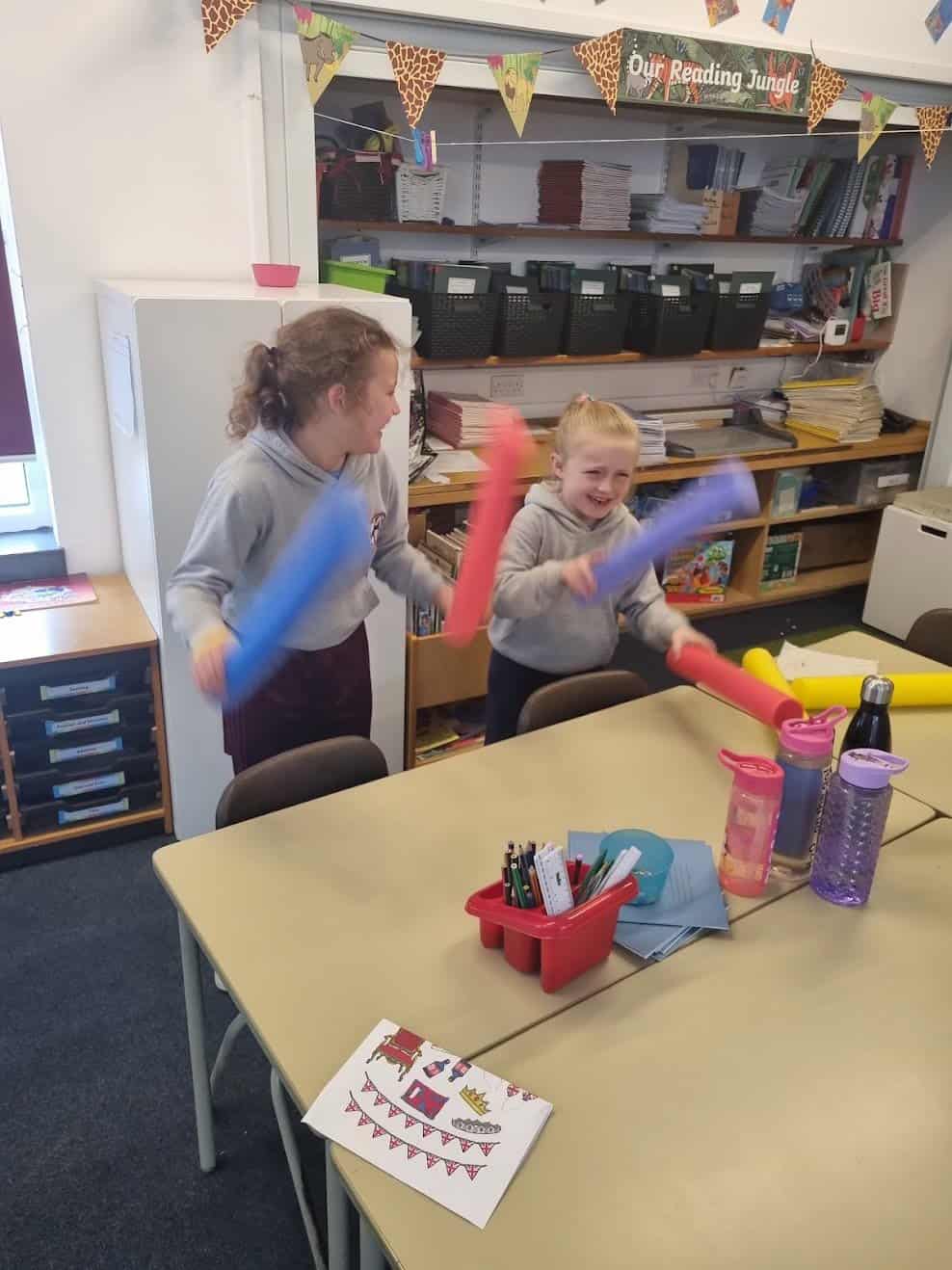 Year 2 Table Drumming St. Cuthbert's Primary School