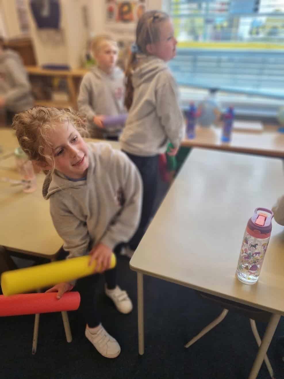 Year 2 Table Drumming St. Cuthbert's Primary School