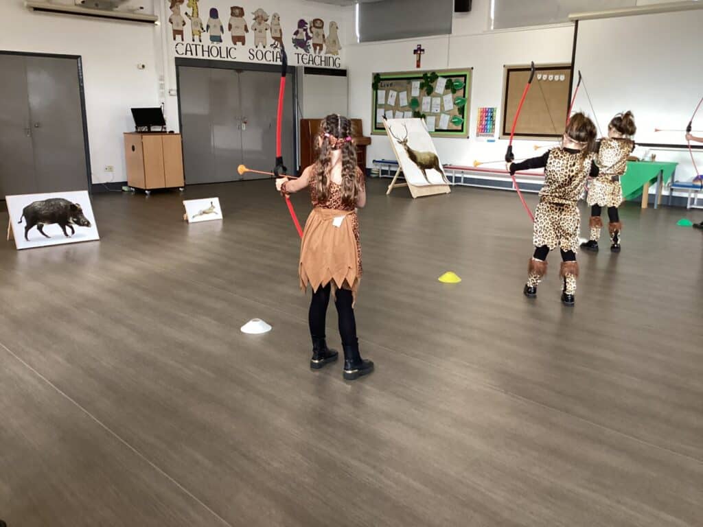 StoneAge Day St. Cuthbert's Primary School